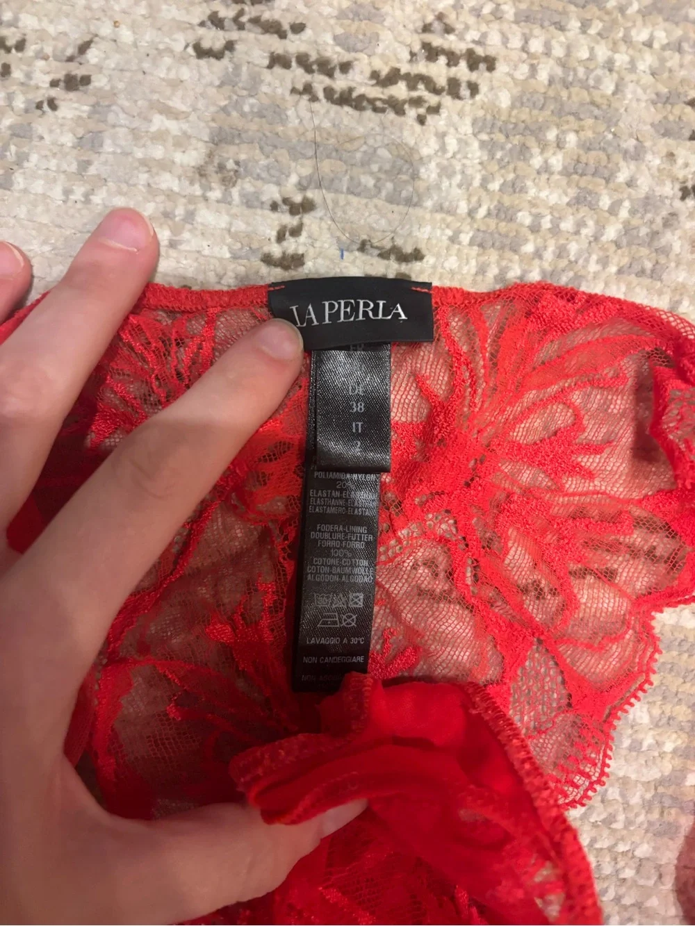 La Perla sheer lace